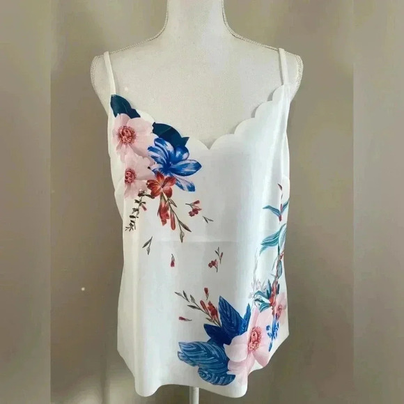 Ted Baker London NWT Queset Gem Garden Scallop Cami Top. Size 3/U.S Size 10 - Picture 2 of 11